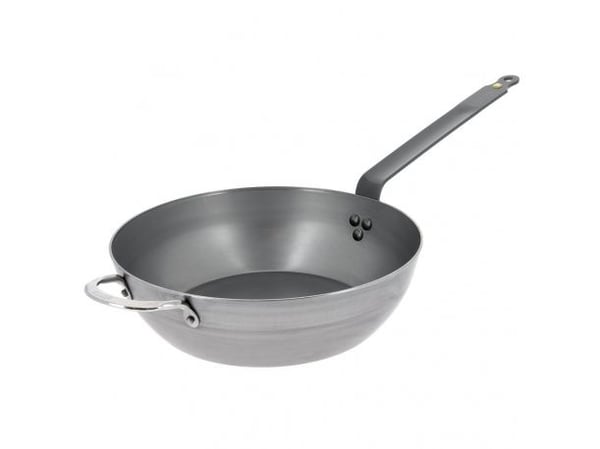 de Buyer Country fry pan staal Mineral bijenwas 32cm