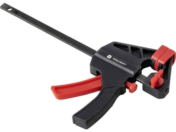 Spennfast tvinge TOOLCRAFT TO-6743691 spennvidde (max.) 100 mm lengde 180 mm utstikk 35 mm