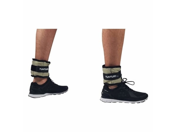 Tunturi 14TUSFU107, Vektet vest, 4 kg, En Størrelse, Nylon, Sort, Grå, 2 kg