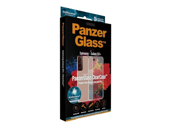 PanzerGlass ClearCase - bakdeksel til mobiltelefon - termoplastisk polyuretan (TPU) - gjennomsiktig - for Samsung Galaxy S21+ 5G