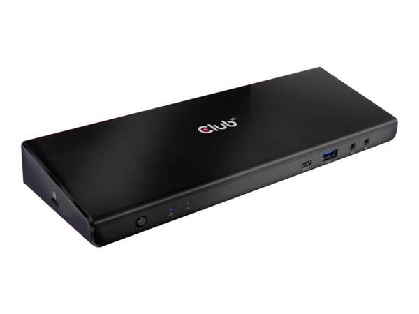 Club3D SenseVision Connect USB C 3.2 Gen1 Universal Trippel 4K ladedokkingstasjon - Dokkingstasjon - USB-C 3.2 - HDMI, DP - GigE