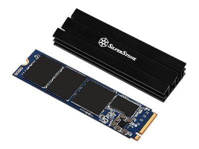 SilverStone TP02-M2 - Fasttilstands-drevvarmelegeme - svart SilverStone TP02-M2 - Fasttilstands-drevvarmelegeme - svart