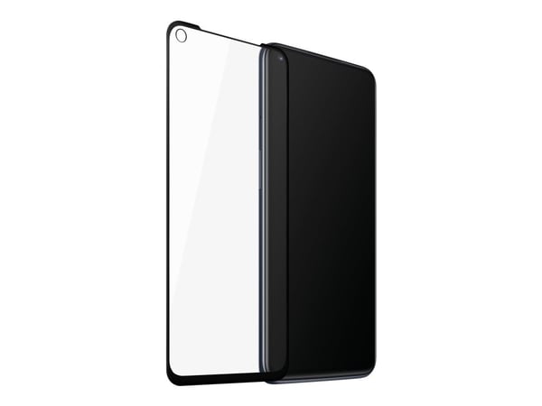 OnePlus - Skjermbeskyttelse for mobiltelefon - film - rammefarge svart - for OnePlus Nord N10 5G