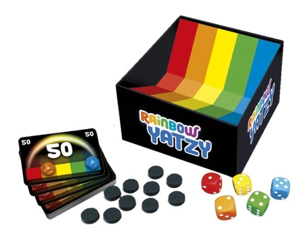Tärningsspelet Tactic Rainbow Yatzy
