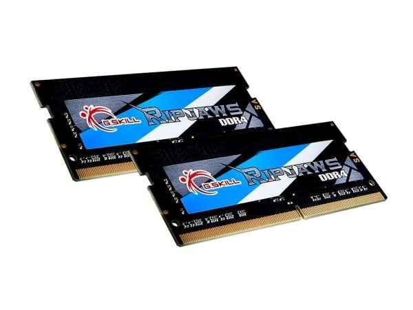 G.Skill Ripjaws - DDR4 - sett - 16 GB: 2 x 8 GB - SO DIMM 260-pin - 3200 MHz / PC4-25600 - CL22 - 1.2 V - ikke-bufret - ikke-ECC