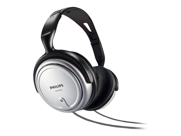 Philips SHP2500 - Hodetelefoner - full størrelse - kablet - 3,5 mm jakk, 6,35 mm jakk