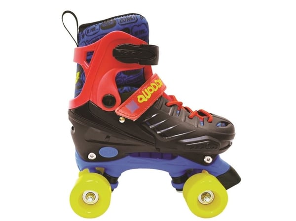 Quoddy Rollers Rulleskøjter, Sort/Blå STR. 35-38