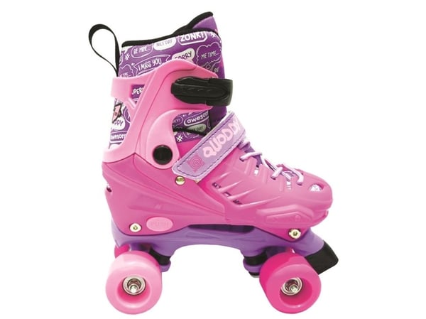 Quoddy Rollers rullskridskor, rosa STR. 35-38