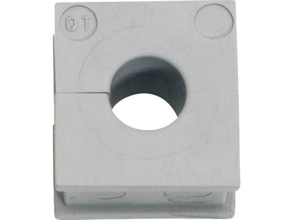 Icotek QT 13 kabelgenomföring, klämmdiameter (max) 14 mm, elastomer, grå, 1 st