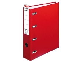 Herlitz maX.file protect - Hevarmbuefil - bokryggbredde: 70 mm - for A4 (210 x 297 mm), A5 (148 x 210 mm) - rød