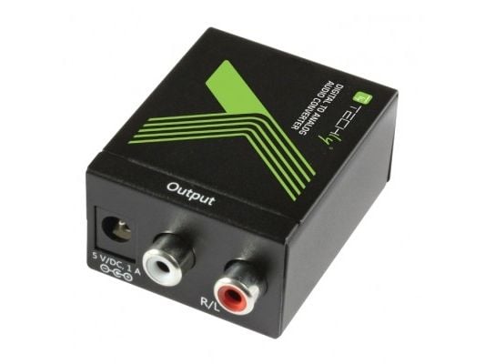 Techly IDATA SPDIF-3, Multiconnection, RCA, Svart