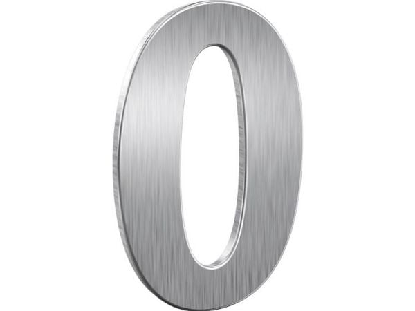 Basi 7300-0000 skilt for husnummer i rustfritt stål