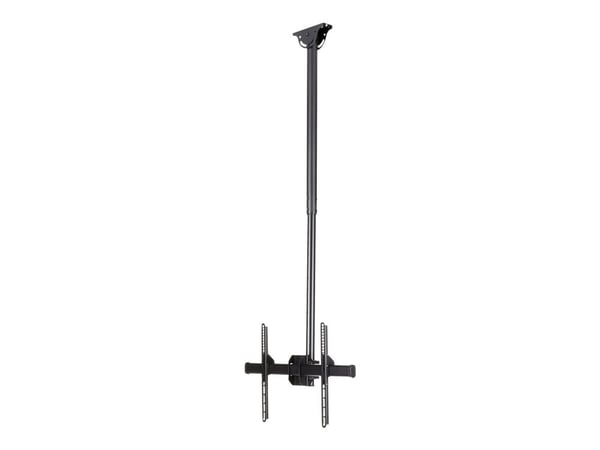 Startech Ceiling TV Mount - 3.5' to 5' Pole - Full Motion - Supports Displays 32” to 75" - For VESA Mount Compatible TVs (FLATPNLCEIL) - Brakett - ...