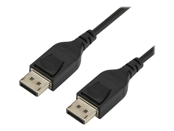 StarTech.com 3ft/1m VESA-sertifioitu DisplayPort 1.4 kaapeli, 8K 60Hz HBR3 HDR, Super UHD DisplayPort to DisplayPort Monitor Cord, Ultra HD 4K 120H...