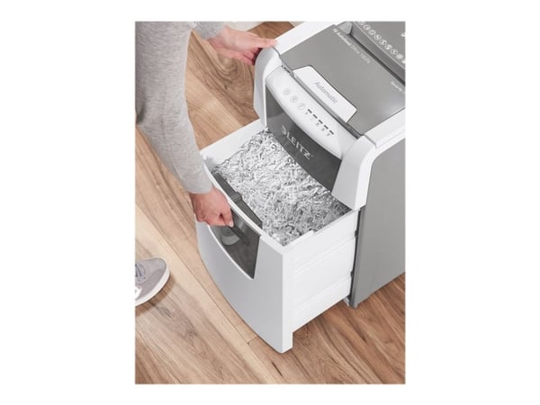 Leitz IQ AutoFeed Office 150 P4 - Makulator - tverrkutt - 4 x 28 mm - P-4