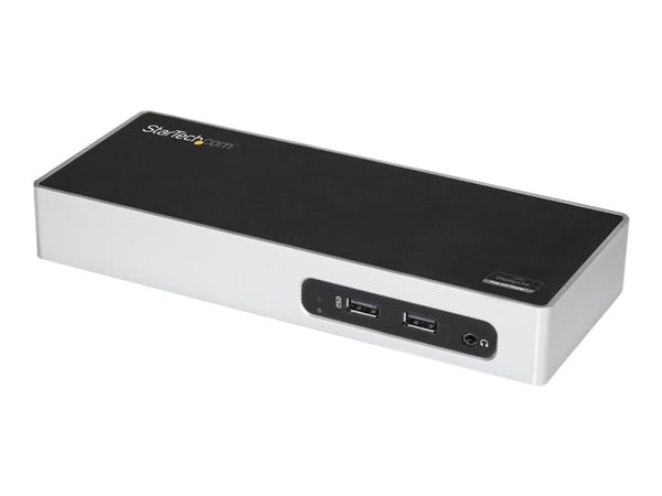 StarTech.com USB 3.0 Docking Station, Dual Monitor Laptop Docking Station with HDMI & DVI/VGA Video, 6-port USB 3.1 Gen 1 5Gbps Hub, GbE, Audio, Un...