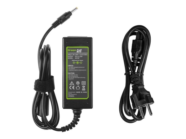 Green Cell PRO - Strømadapter - AC - 45 watt - svart - for Lenovo IdeaPad 100-15; 100S-14; 110-15; Yoga 510-14; 510-15