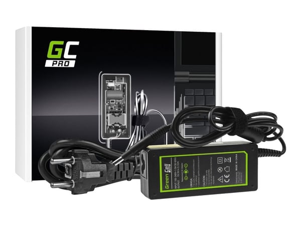 Green Cell PRO - Strømadapter - AC - 65 watt - svart - for HP Pavilion Sleekbook 15-b020ew, 15-b020sw, 15-b050sw, 15-b110sw
