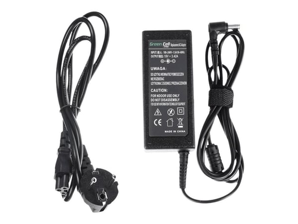 Green Cell PRO - Strømadapter - AC - 60 watt - svart - for Acer Aspire 5741G, 5742, 5742G, E1