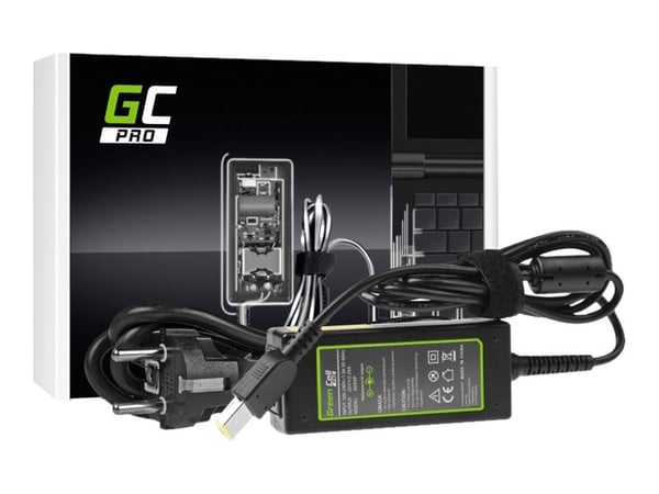 Green Cell PRO - Strømadapter - AC - 45 watt - svart - for Lenovo G50-30; G505; G50-70; IdeaPad S210; ThinkPad T440; T450; Z50-70