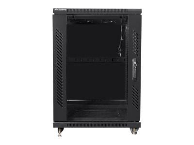 Lanberg - Rack skåp - svart, RAL 9004 - 15U - 19"