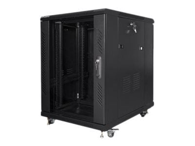 Lanberg - Rack skåp - svart, RAL 9004 - 15U - 19"