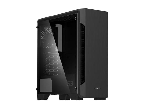 Zalman S3 TG - Tower - ATX - sidepanel med vindu (herdet glass) - ingen strømforsyning - USB/lyd