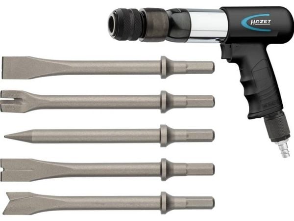 HAZET 9035H/6, avaimeton, musta, kromi, 2600 lyöntiä/minuutti, 105 dB, paineilma, 2,5 kg