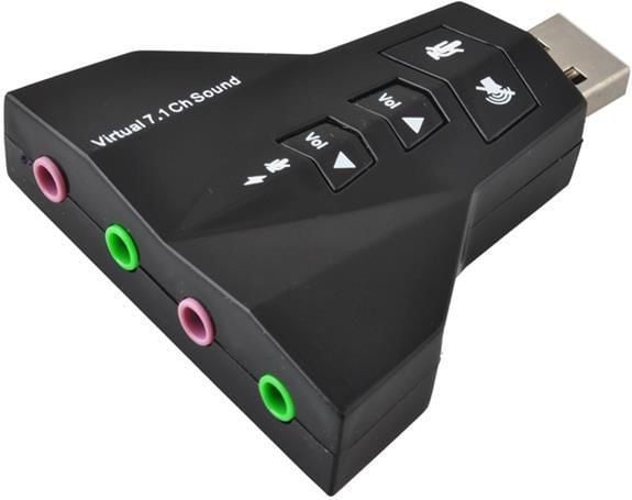 SAVIO AK-08 - Lydkort - 16-bit - 7.1 - USB 2.0