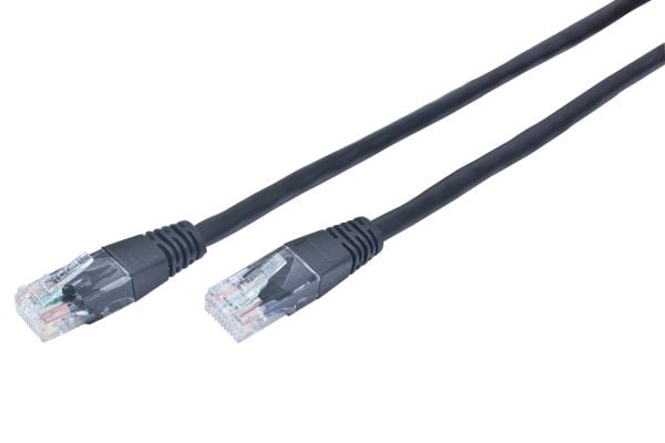 Gembird - Koblingskabel - RJ-45 (hann) til RJ-45 (hann) - UTP - CAT 5e - formstøpt - svart