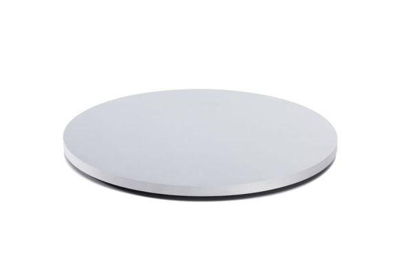 JustMobile AluDisc, 906 g, Musta, Hopea