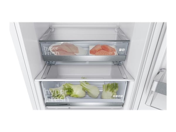 Siemens iQ500 KG39EAWCA - Kjøleskap/fryser - bunnfryser - bredde: 60 cm - dybde: 65 cm - høyde: 201 cm - 343 liter - Klasse C - hvit