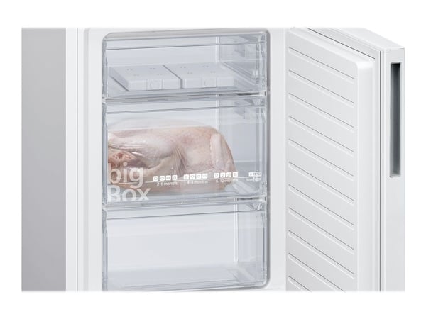 Siemens iQ500 KG39EAWCA - Kjøleskap/fryser - bunnfryser - bredde: 60 cm - dybde: 65 cm - høyde: 201 cm - 343 liter - Klasse C - hvit