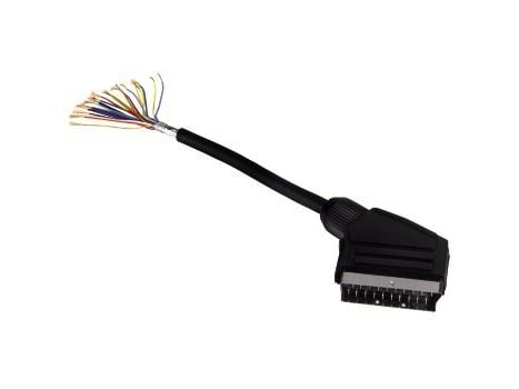 Hama 00011951, 1,5 m, SCART (21-pin), SCART (21-pin), Svart, Hane/hane-kontakt