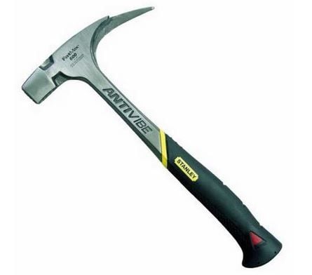 Stanley 1-51-937, Campinghammer, Stål, Gummi, Stål, Svart, Stål, Gul, 33,9 cm, 180 mm