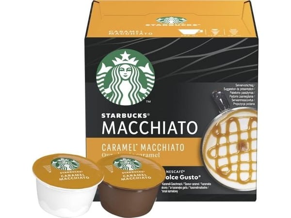 STARBUCKS Caramel Macchiato kapselikahvi Dolce Gustoon 6 kpl.