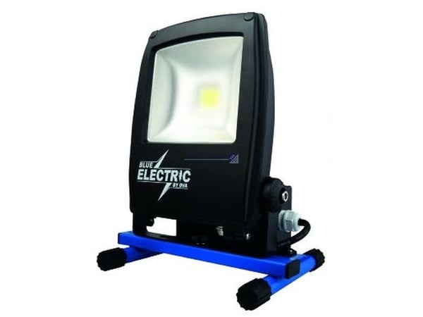 BLUE ELECTRIC +Plus-Line LED 50W arbejdslampe med udtag - 1880828
