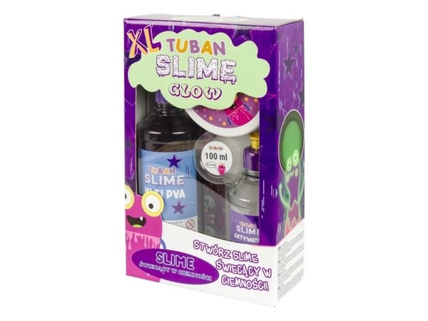 TUBAN Super Slime XL-set - glow in the dark TUBAN