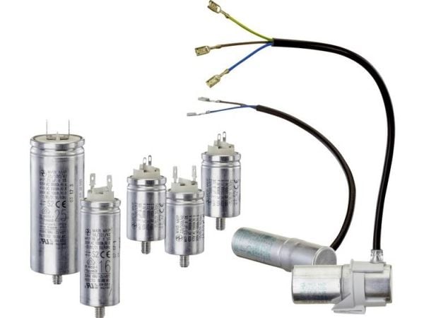 Hydra MKP_500_MAB 50uF 55x123 1 stk MKP motorkondensator Pluggforbindelse 50 µF 500 V/AC 5% (Ø x L) 55 mm x 123 mm