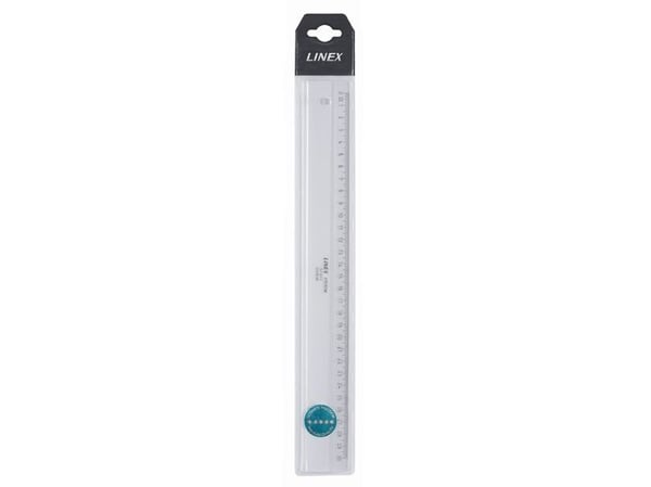 Linex A1530M, Viivain, Harmaa, cm, mm, 300 mm, 320 mm, 3 mm