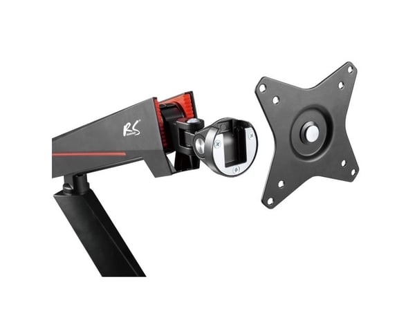 Gaming bracket for 2 LCD monitors NanoRS, 17-32", 2x 8kg (max 16kg), vesa 75x75 and 100x100, RS887