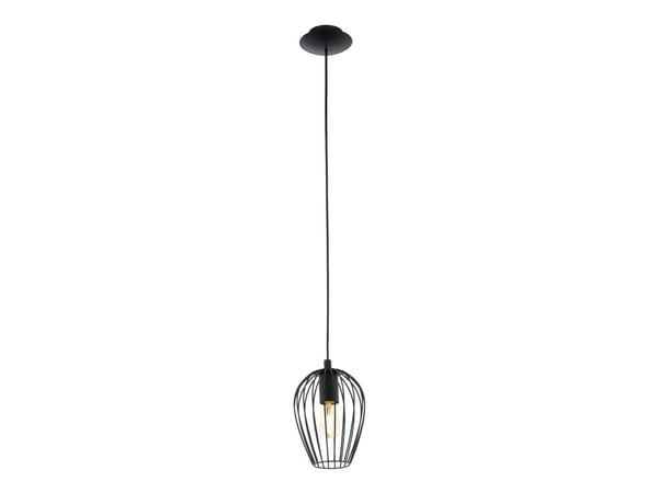 Eglo Newtown - Hängande lampa - 1 uttag - E27 - svart