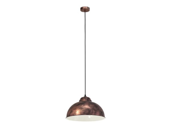 Eglo Truro 2 - Taklampe - 1 sokkel - E27 - antikkobber