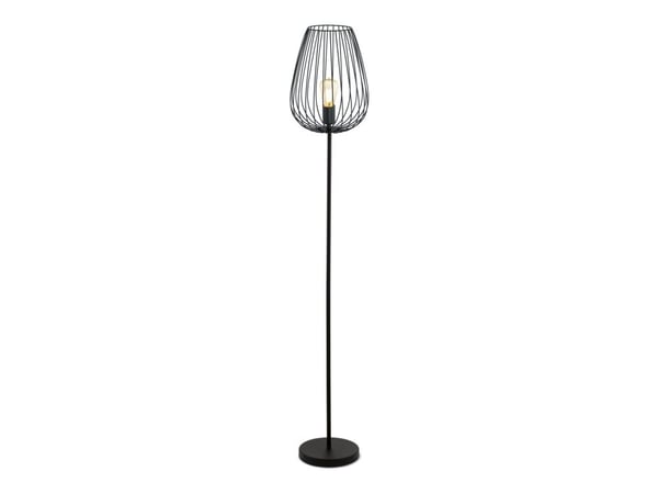 Eglo Newtown - Gulvlampe - 1 sokkel - E27 - svart