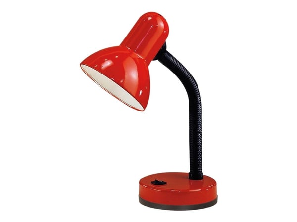 Eglo Basic - Skrivebordslampe - 1 sokkel - E27 - rød