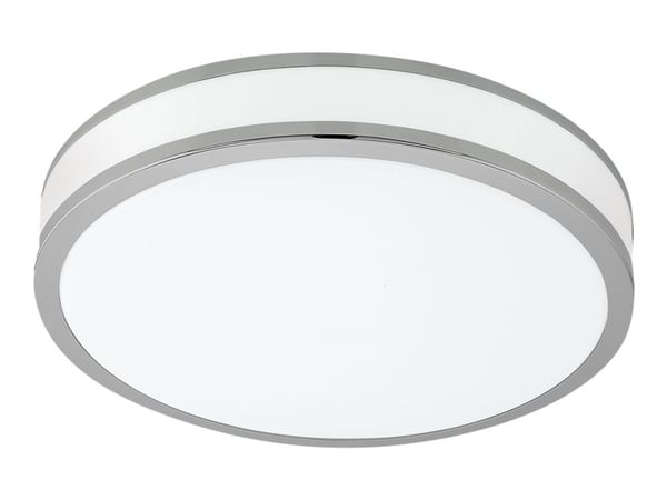 Eglo Palermo 2 - Vegg/taklampe - LED - 18 W (ekvivalent 120 W) - varmt hvitt lys - 3000 K - hvit, krom