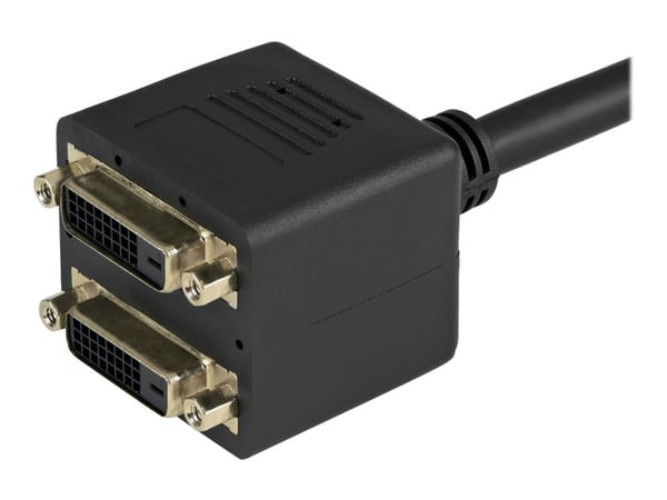 Startech 1 ft DVI-D to 2x DVI-D Digital Video Splitter Cable - M/F (DVISPL1DD) - Videosplitter - dobbeltlenke - DVI-D hunn til DVI-D hann - 30.5 cm...