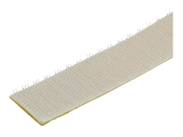 StarTech.com 50ft Hook and Loop Roll, Cut-to-Size Reusable Cable Ties, Bulk Industrial Wire Fastener Tape/Adjustable Fabric Wraps Yellow/Resuable S...