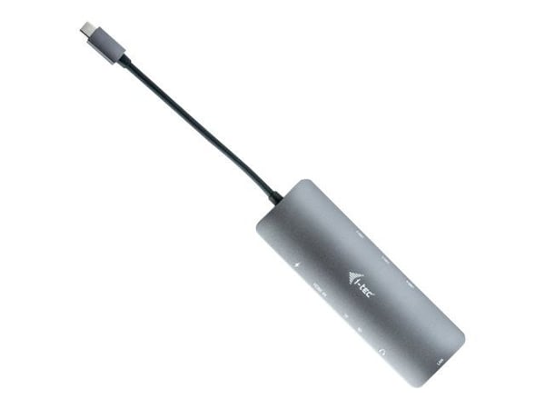 i-Tec USB-C Metal Nano Docking Station 4K HDMI LAN + Power Delivery - Dokkingstasjon - USB-C 3.1 - HDMI - 1GbE
