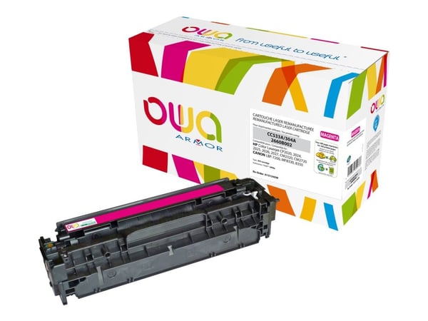 OWA - Magenta - yhteensopiva - tonerpatron (vaihtoehtoinen til: HP CC533A) - Canon ImageCLASS LBP7200; i-SENSYS MF8350; Laser Shot LBP-7200; Satera...